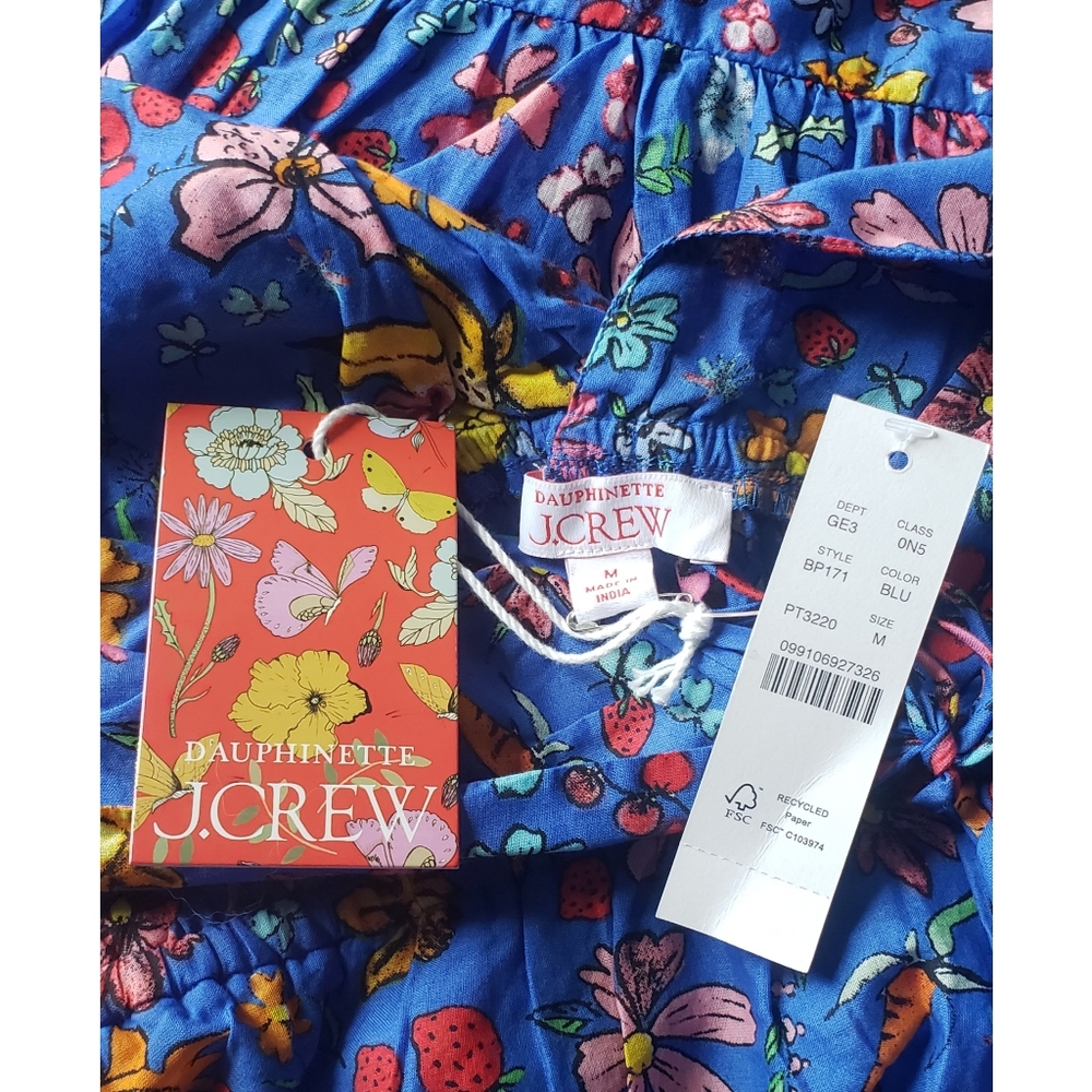 80. J.Crew X Dauphinette maxi cover-up dress in cornucopia floral - Picture 13 of 15
